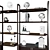 Eden-Rock Bookcase: Elegant Design, Spacious Storage 3D model small image 4