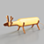 Graceful Deer Table Lamp 3D model small image 1