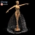 Elegant Ballerina Fountain 3D model small image 1