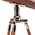 Antique Style Vintage Telescope 3D model small image 4