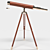 Antique Style Vintage Telescope 3D model small image 6