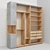 SpaceSaver: Compact Clothes Storage 3D model small image 2