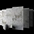 Marble Supreme White Set for Museum 3D model small image 2