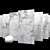 Museum Supreme White Marble Set 3D model small image 4