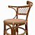 Natural Rattan Chair 3D model small image 2