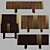 Albertino Wooden Metal Chests 3D model small image 1