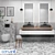 Cersanit Terrazzo Gray Tile - Modern and Stylish 3D model small image 2