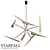 Starfall01 Designer Chandelier 3D model small image 1