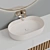 Shui Comfort Oval Washbasin 3D model small image 2