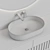 Shui Comfort Oval Washbasin 3D model small image 4
