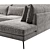 Leone Corner Sofa: Minimalistic, Spacious, Stylish 3D model small image 3
