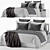 Elegant Ikea Songesand Bed 3D model small image 2