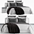 Elegant Ikea Songesand Bed 3D model small image 3