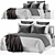 Elegant Ikea Songesand Bed 3D model small image 6