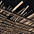 Bamboo Tiki Bar Ceiling Decor 3D model small image 2