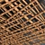 Bamboo Tiki Bar Ceiling Decor 3D model small image 5