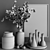 Modern Fig Decor Set 3D model small image 2