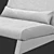 Japanese-Style Sofa Bed: Cozy & Versatile 3D model small image 3
