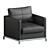 Modern and Luxurious George Armchair 3D model small image 4