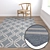 Luxury Carpets Set 1107 - High-Quality Textures 3D model small image 5