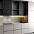 Modern Kitchen Design with Easy Editing - 3ds Max & Corona/Vray 3D model small image 3