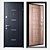 Title: TOREX X3 Entrance Door - 860x2050 3D model small image 1