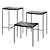 Modern Design Stool with 3D Model 3D model small image 1