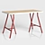 Versatile Linnmon/Lerberg Table: Stylish & Functional 3D model small image 5