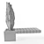 Modern Bench: Stylish and Durable 3D model small image 2