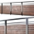 Contemporary Fence Design 3D model small image 1