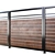 Contemporary Fence Design 3D model small image 2