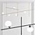 Elegant Tempo & Fabbian Chandelier 3D model small image 3