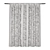 Elegant Waterproof Shower Curtain 3D model small image 1