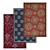 Luxury Carpet Set | High-Quality Textures 3D model small image 1