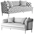 Serene Caracole Sofa 3D model small image 4