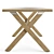 Eucalyptus Wood Chiara Table: Indoor/Outdoor 140 cm 3D model small image 2
