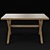 Eucalyptus Wood Chiara Table: Indoor/Outdoor 140 cm 3D model small image 8