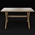 Eucalyptus Wood Chiara Table: Indoor/Outdoor 140 cm 3D model small image 11