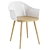 Bjorg Modern Chair: Stylish and Functional 3D model small image 2
