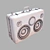 Compact Wireless Speaker with Stunning Sound 3D model small image 4