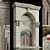 Luxury Stone Facade and Wood Door 3D model small image 1