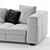  Sleek White Minotti Blazer 3D model small image 2