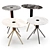 Porada Jelly Marmo: Stylish Side Tables 3D model small image 1