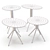 Porada Jelly Marmo: Stylish Side Tables 3D model small image 5