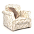 Elegant Moon 112 Armchair 3D model small image 1