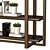 Tecninova Library 4225: Stylish Leather-Metal Bookshelf 3D model small image 2