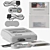 Vintage Super Nintendo Console 3D model small image 2