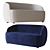 Gorgeous Gwyneth Loveseat: CB2 Delight 3D model small image 2