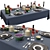 Corona Render Tableware Set 3D model small image 4