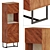 Modern Wood Entryway Cabinet - Suspend II 3D model small image 2